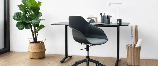Wilkhahn-Stuhl Yonda im Home-Office