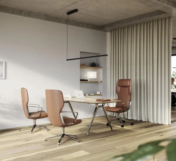 Wilkhahn-Sitze aus dem Programm Intra in einem Büro