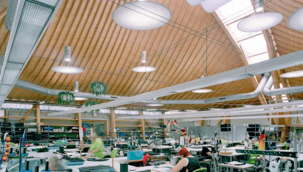 im Inneren der Wilkhahn-Produktionsanlage