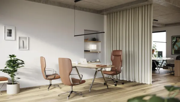 Wilkhahn-Sitze aus dem Programm Intra in einem Büro