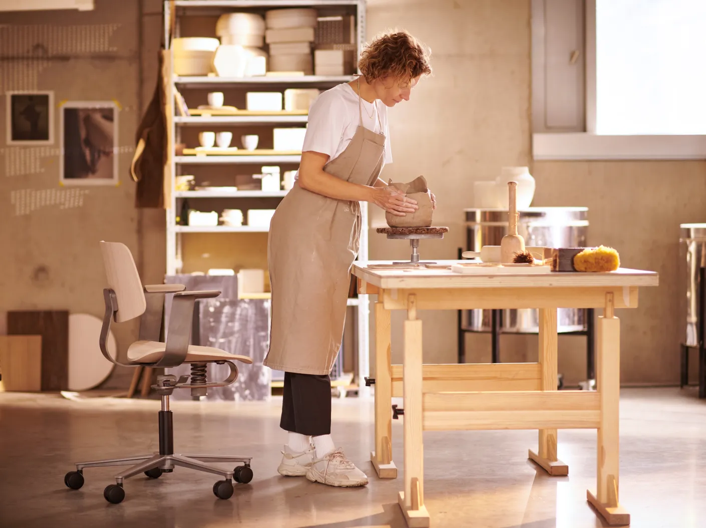 Wilkhahn WiChair in Töpferstudio