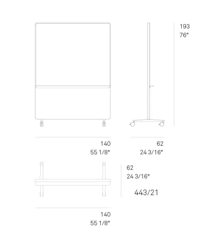 Wilkhahn Mixed Whiteboard big