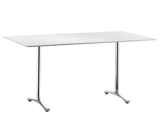 Wilkhahn Aline T-Fuss Einzeltische weiss