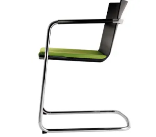 Wilkhahn Neos Freischwinger grün