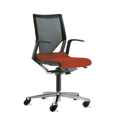 Wilkhahn Modus Small Drehstuhl rot