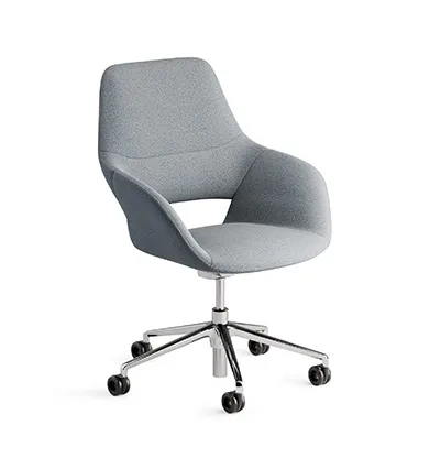 Wilkhahn Occo Conference Drehsessel grau