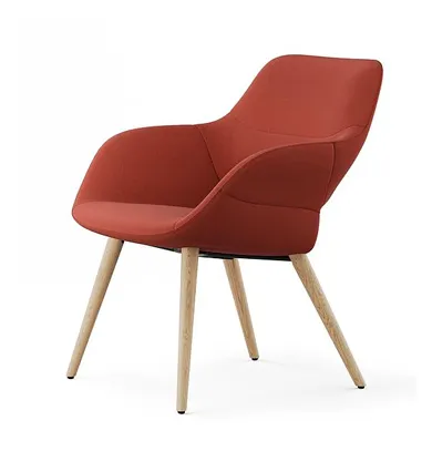 Wilkhahn Occo Lounge Holz rot