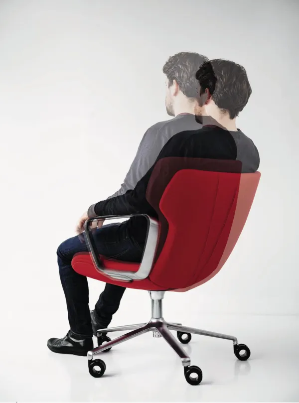 Wilkhahn-Sitze der Baureihe Intra in Liegeposition