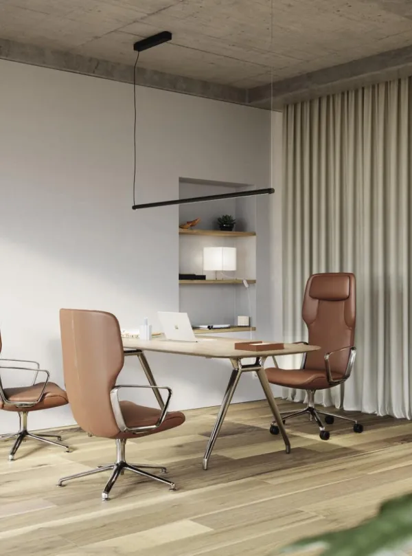 Wilkhahn-Sitze aus dem Programm Intra in einem Büro