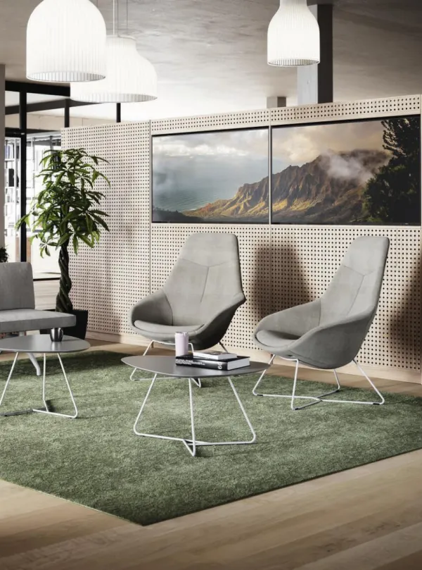 Wilkhahn-Stühle aus dem Programm Yonda Lounge