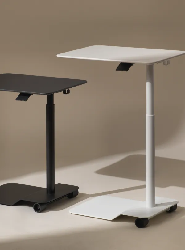Wilkhahn Confair Next Side Table in schwarz und weiss