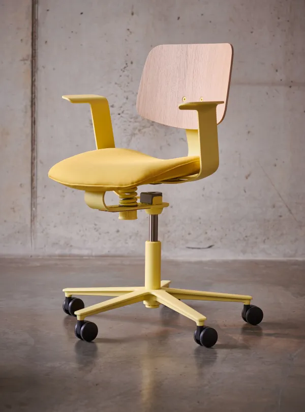 Wilkhahn WiChair Polster Soft Lemon